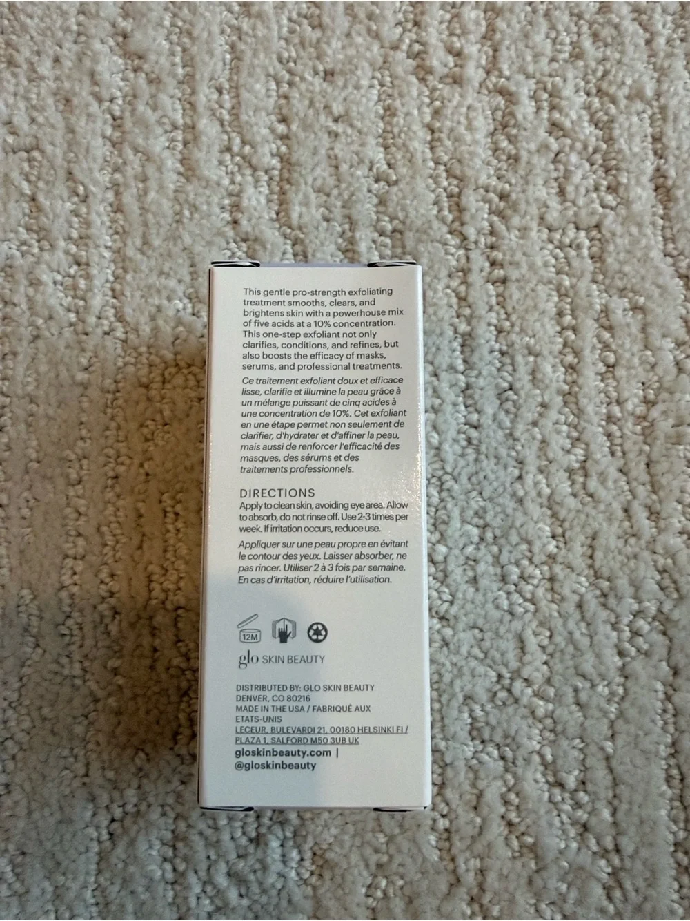 Glo skin beauty beta clarity exfoliant